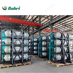 Cilindro de almacenamiento de hidrógeno de 162 l y 350 bar para vehículos