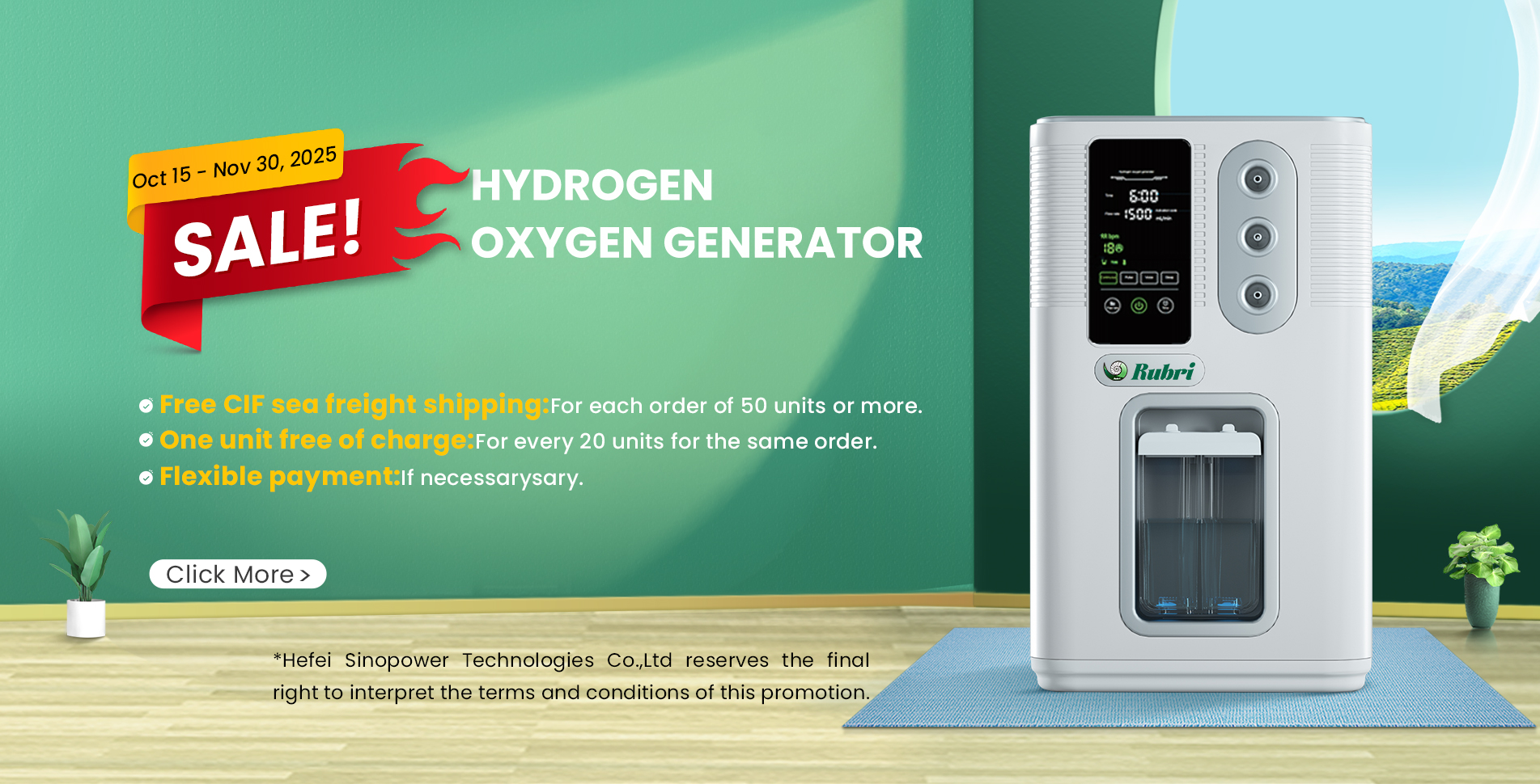 Máquina de inhalación de hidrógeno.