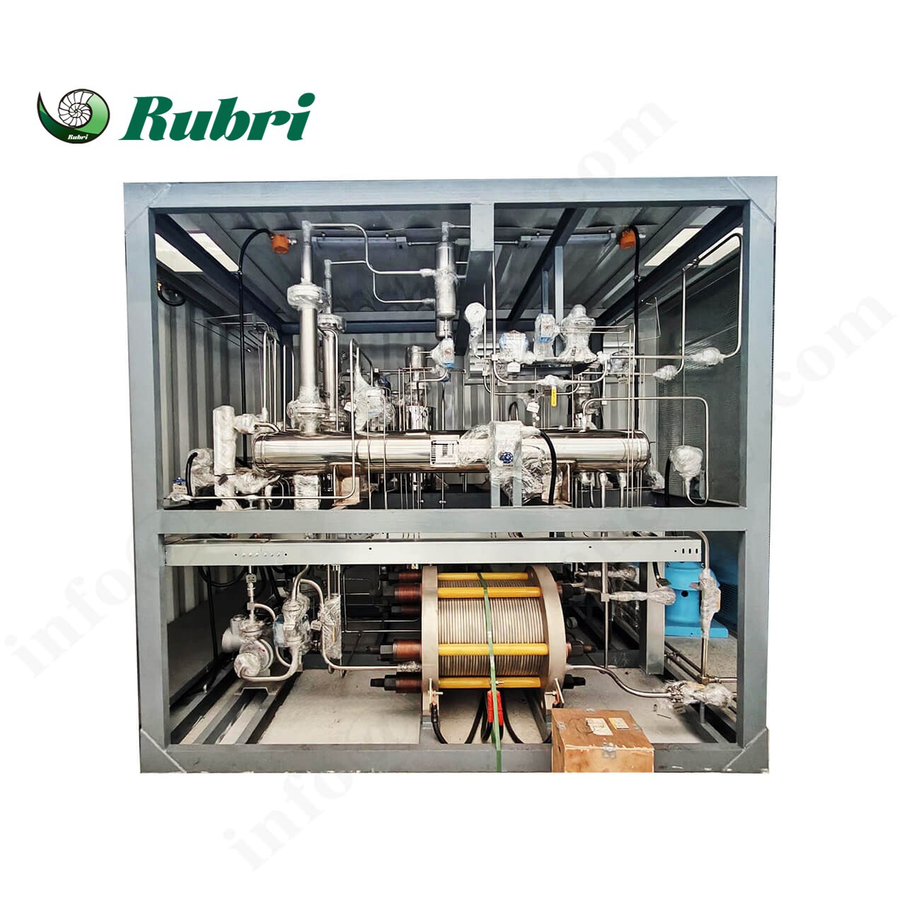 Electrolizador de hidrógeno ALK de 5 Nm³/h y 25 kW, electrólisis del agua