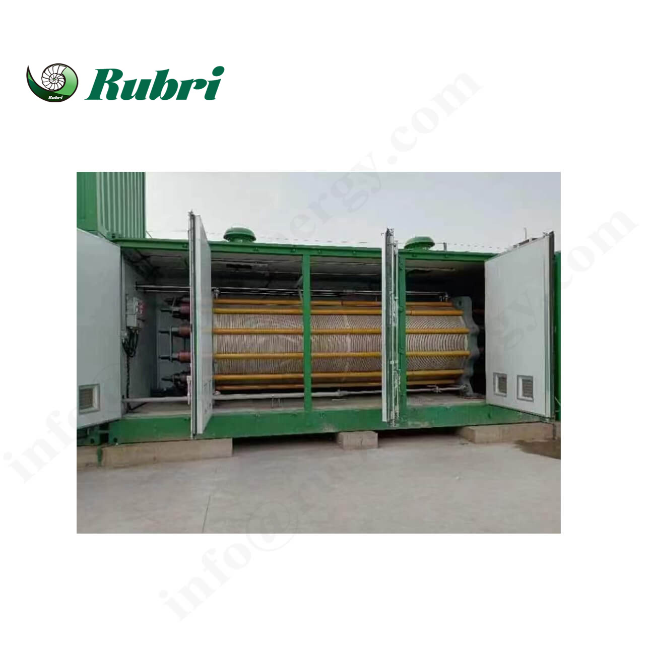 Equipos electrolizadores de generación de hidrógeno alcalino de 200 Nm³/h y 1000 kW