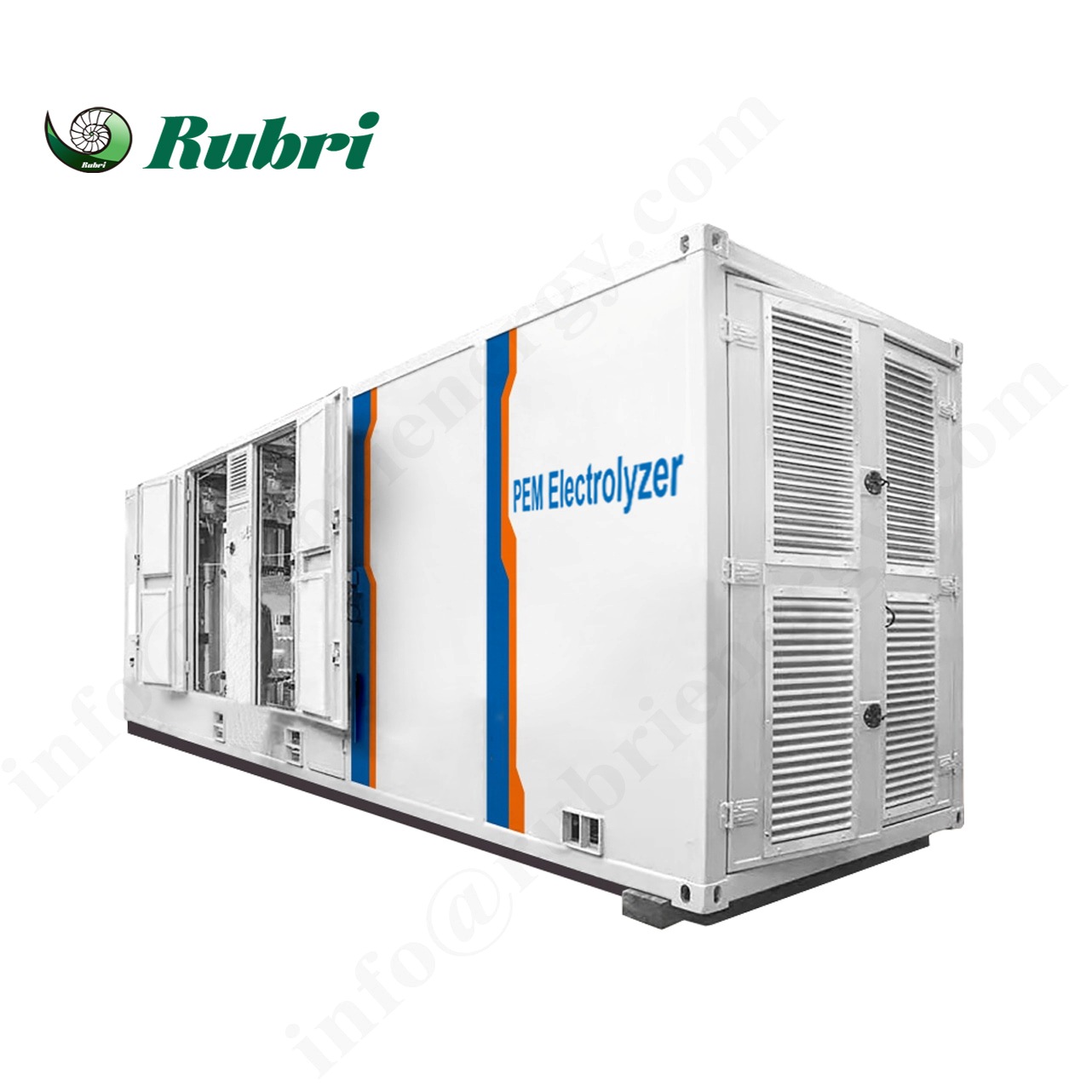 Sistema de electrólisis PEM de hidrógeno verde de 200 Nm³/h y 1000 kW