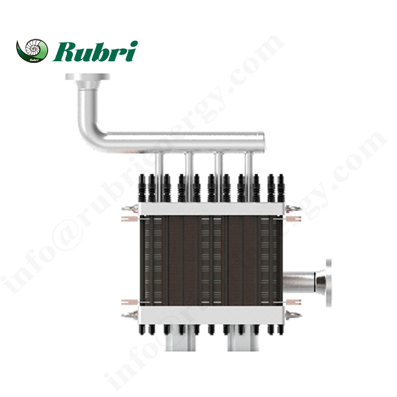 Equipo de producción de hidrógeno con electrolizador de agua PEM de 5 Nm³/h y 25 kW
