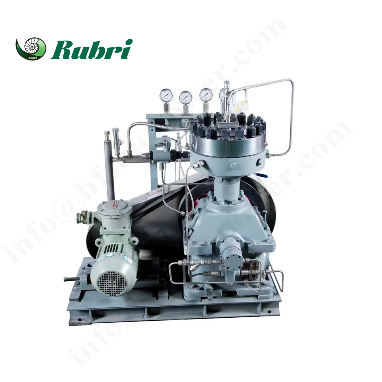 Sistema amplificador de diafragma de gas hidrógeno